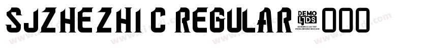 SJzhezhi C Regular字体转换